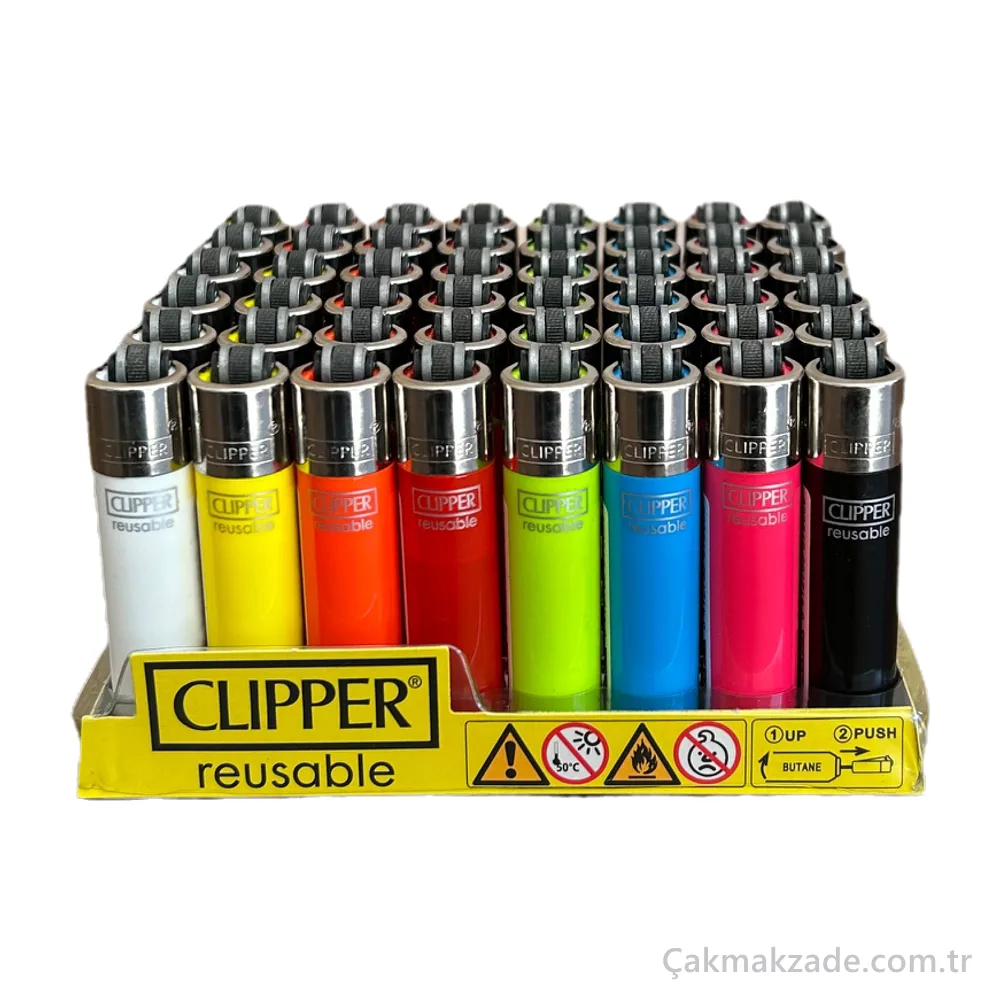 Clipper Micro Düz Renkler Çakmak — toptan çakmak