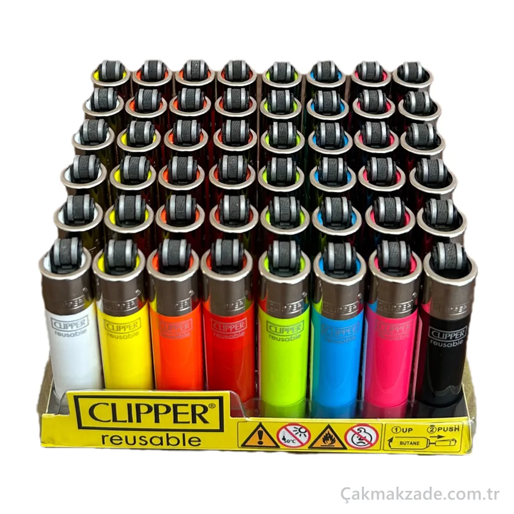 Clipper Micro Düz Renkler Çakmak — toptan çakmak (görsel 2)