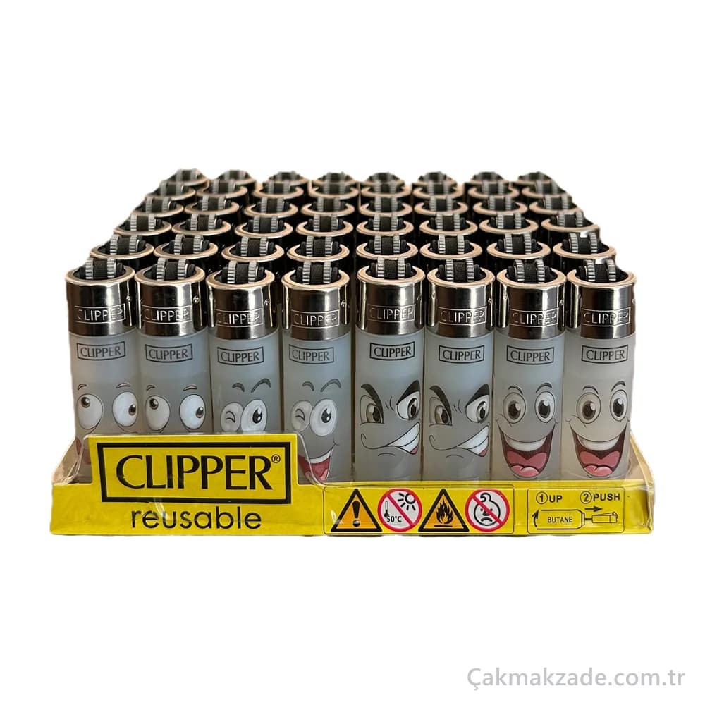 Clipper Emoji Yüzler Çakmak — toptan çakmak (görsel 2)