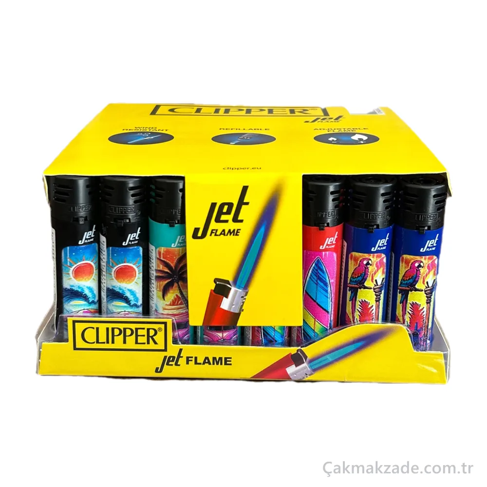Clipper Jet Flame Tropik Çakmak — toptan çakmak