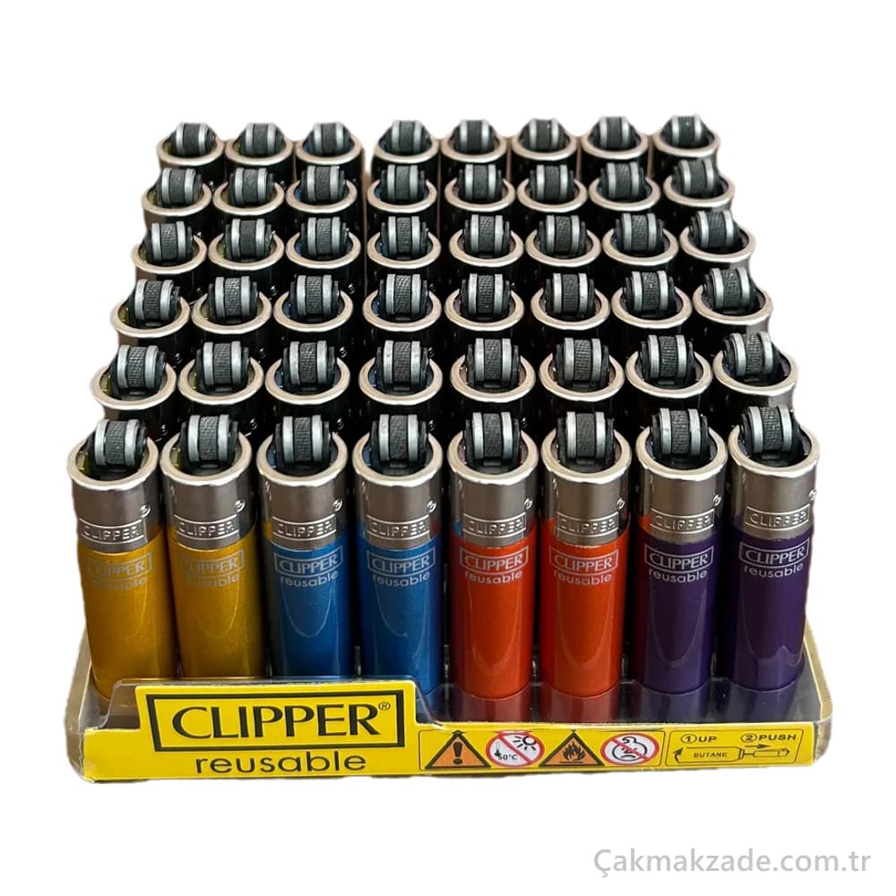 Clipper Micro Metalik Çakmak — toptan çakmak (görsel 2)