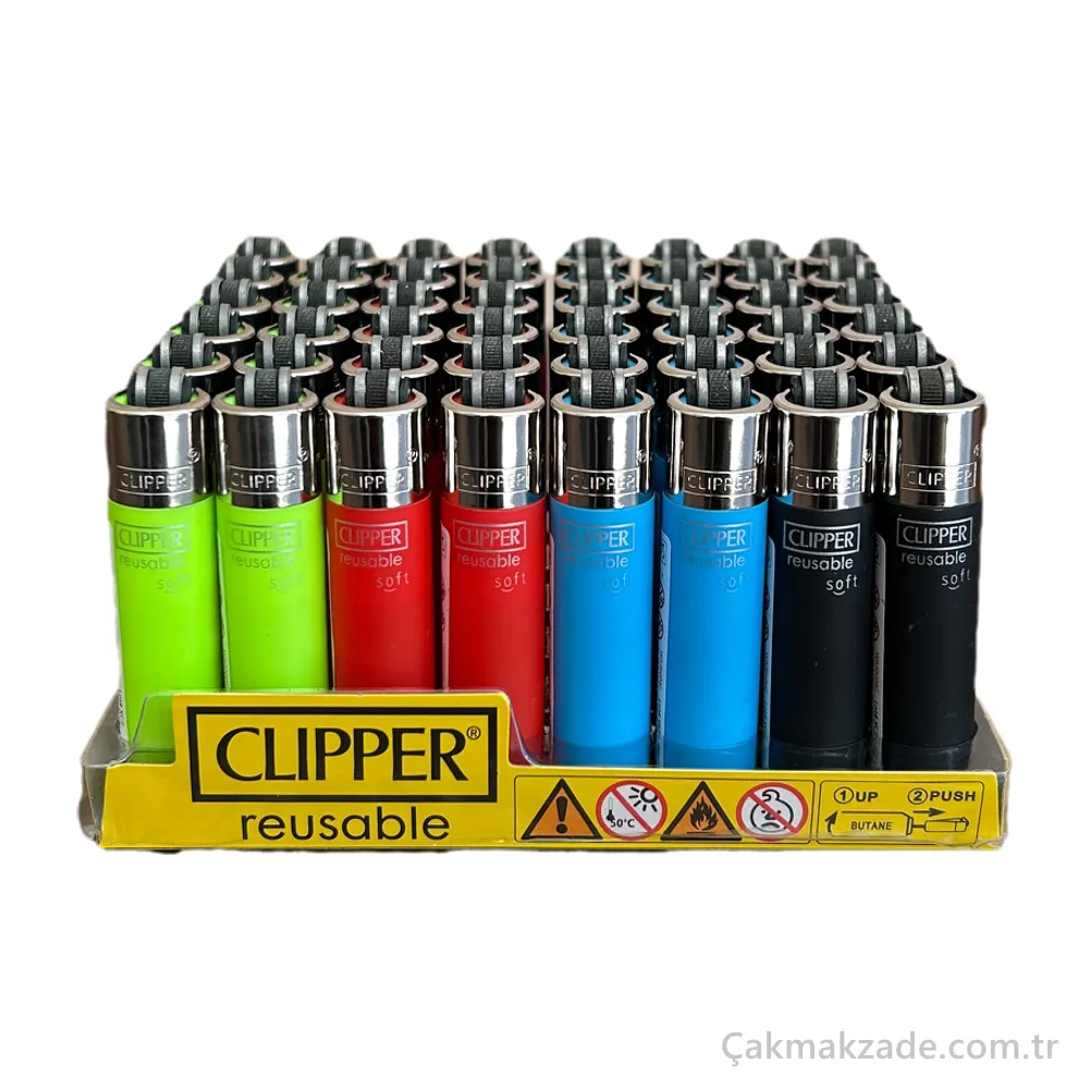 Clipper Micro Neon Renkler Çakmak — toptan çakmak