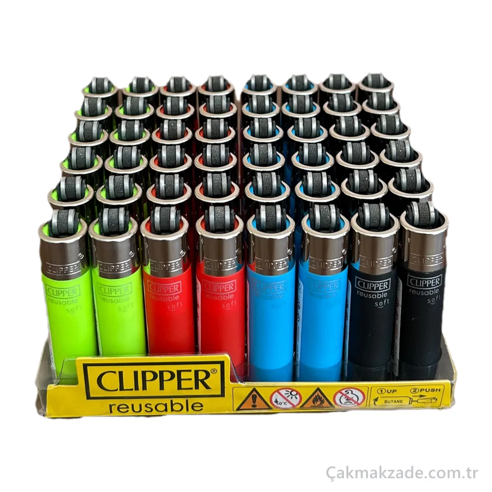 Clipper Micro Neon Renkler Çakmak — toptan çakmak (görsel 2)