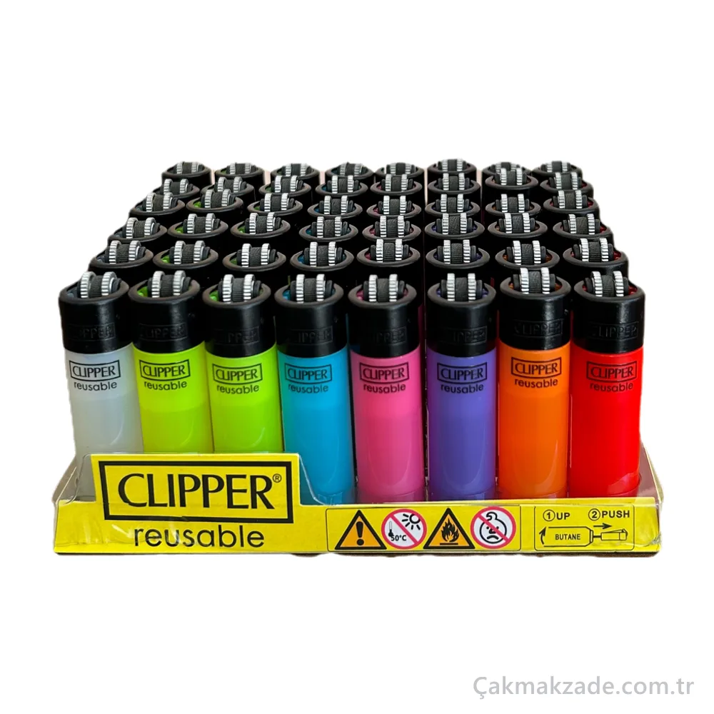 Clipper Neon Renkler Çakmak — toptan çakmak (görsel 2)