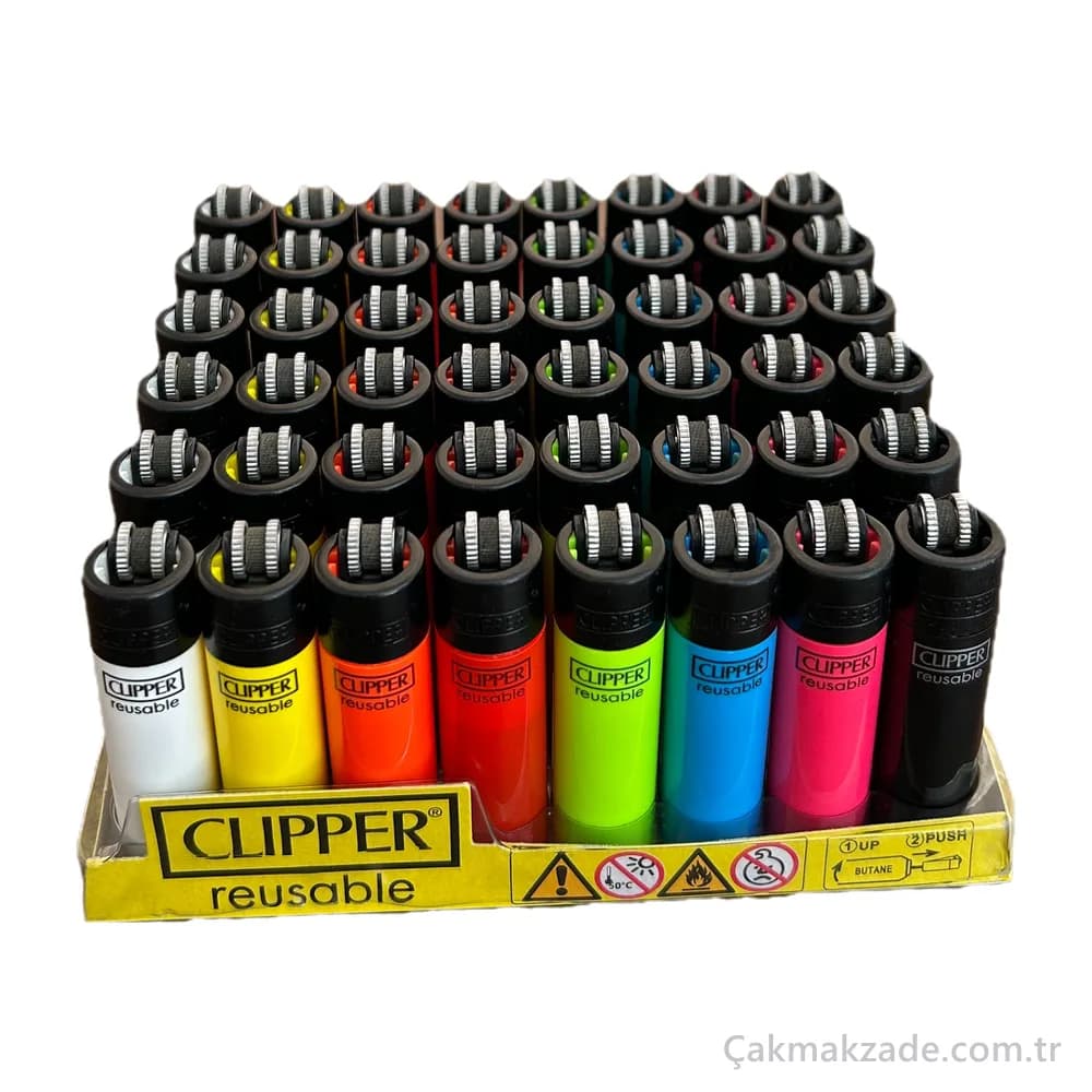 Clipper Düz Renkler Çakmak — toptan çakmak