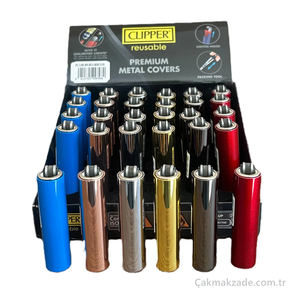 Clipper Premium Metal Covers Metal Kılıf — toptan çakmak (görsel 4)