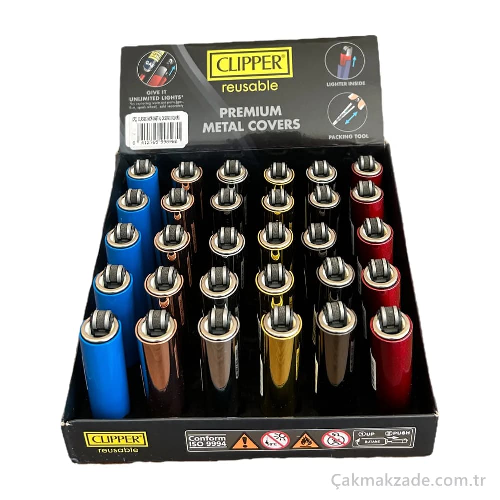 Clipper Premium Metal Covers Metal Kılıf — toptan çakmak (görsel 6)