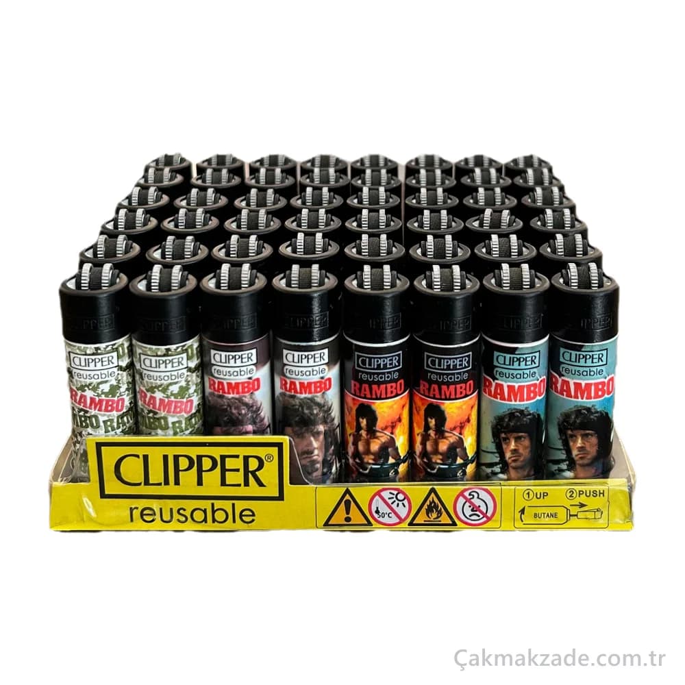 Clipper Rambo Çakmak — toptan çakmak (görsel 2)
