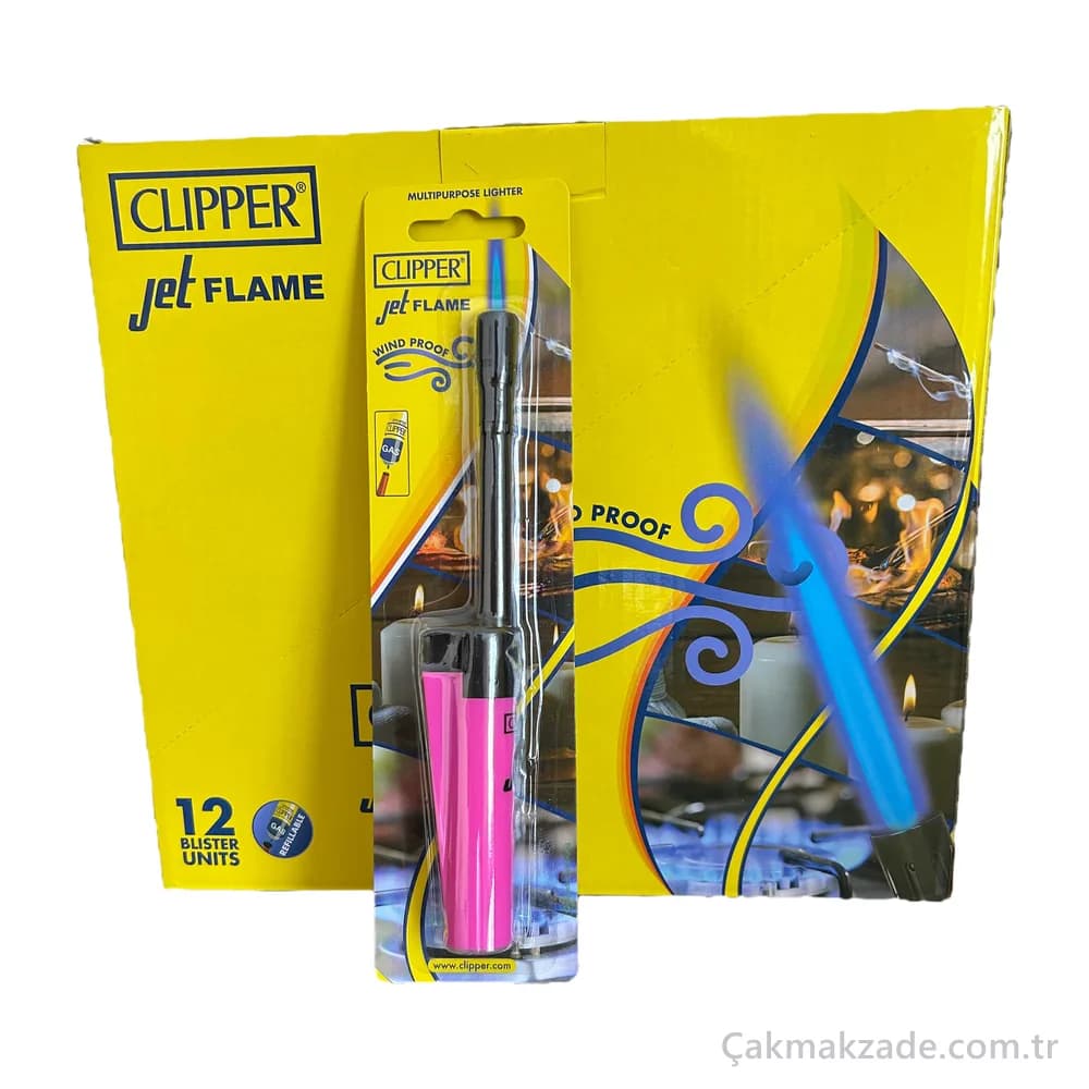 Clipper Jet Flame Uzun Boy Çakmak — toptan çakmak