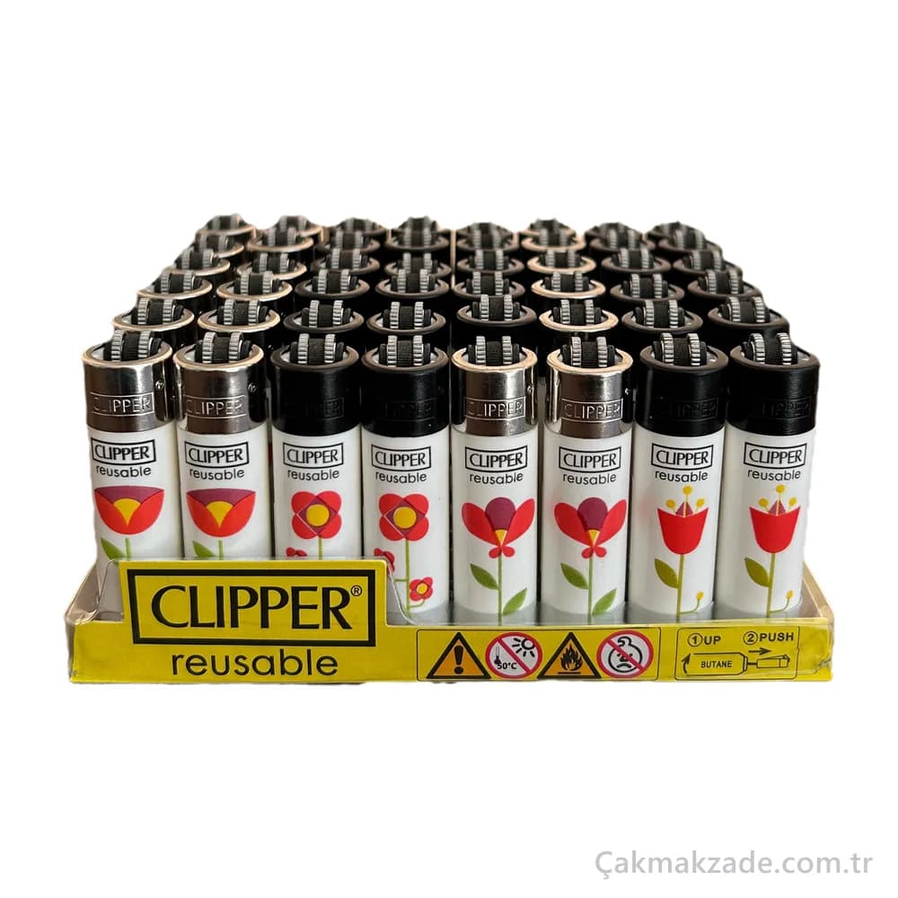 Clipper Lale ve Çiçek Çakmak — toptan çakmak