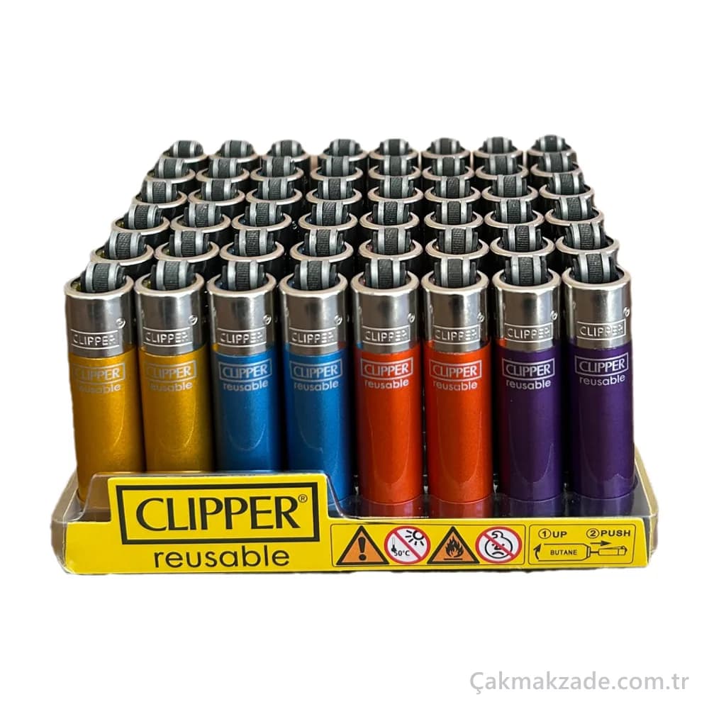 Clipper Micro Metalik Çakmak — toptan çakmak