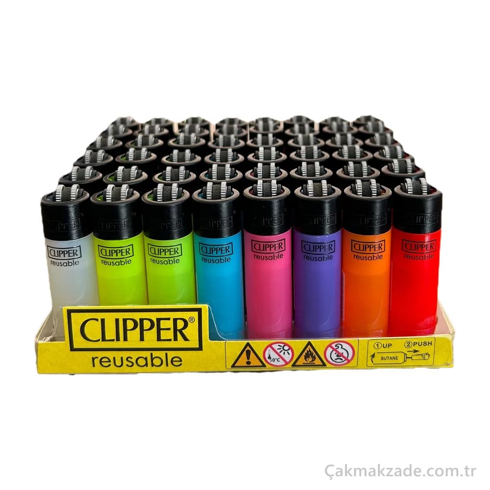 Clipper Neon Renkler Çakmak — toptan çakmak